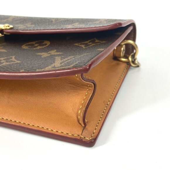 LOUIS VUITTON Brown Monogram Canvas Pouch - Picture 6 of 16